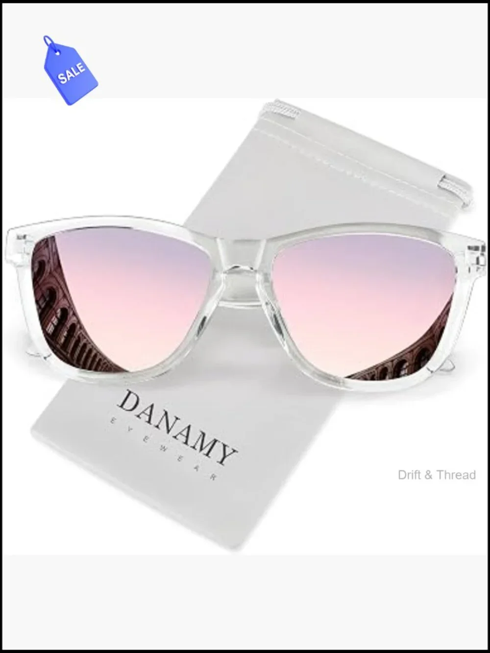 Polarized Sunglasses for Women Men UV400 Protection Oval Retro Lightweight